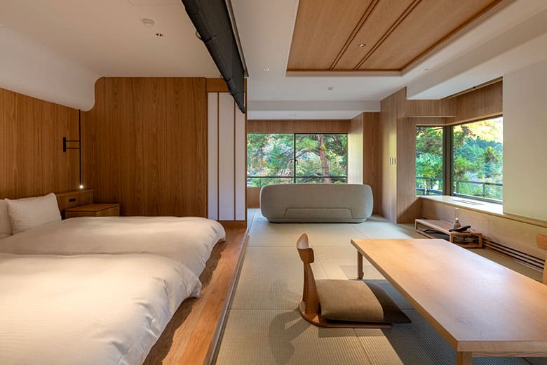 イメージ：最上階角部屋和モダン客室