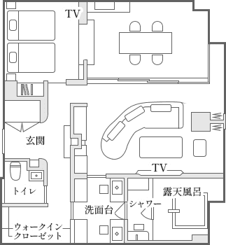 プレミアムスイート客室